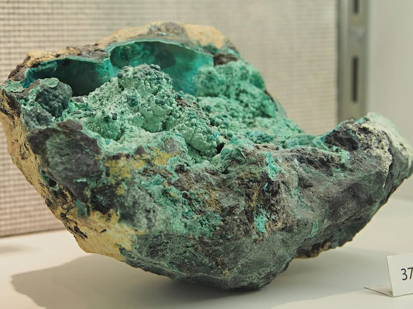 File:Chrysocolla and Malachite Specimen 37.JPG
