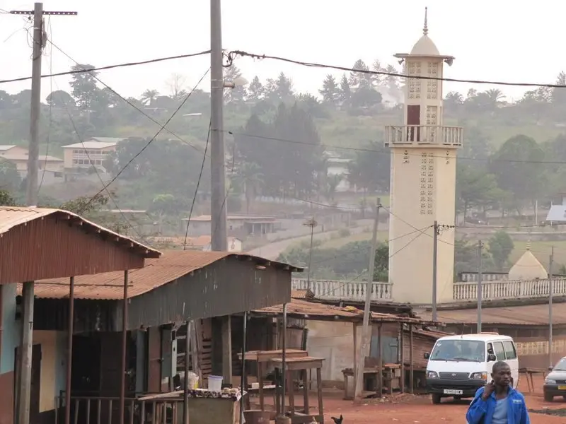 Vue de la ville de Moanda au Gabon